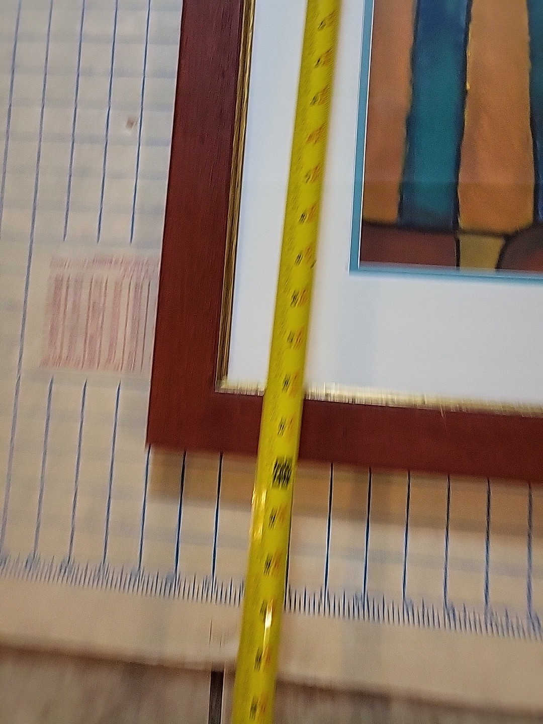Victor Uhthoff Original Painting gouache «El Balero» Pastel 1999 Framed Mexico
