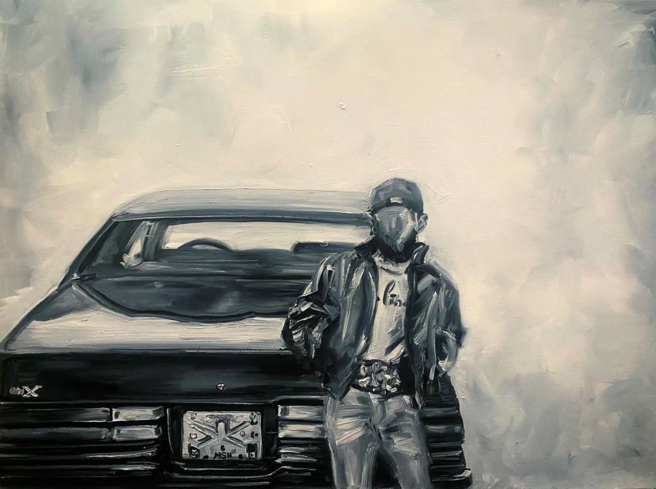 KENDRICK LAMAR GNX OIL PAINTING