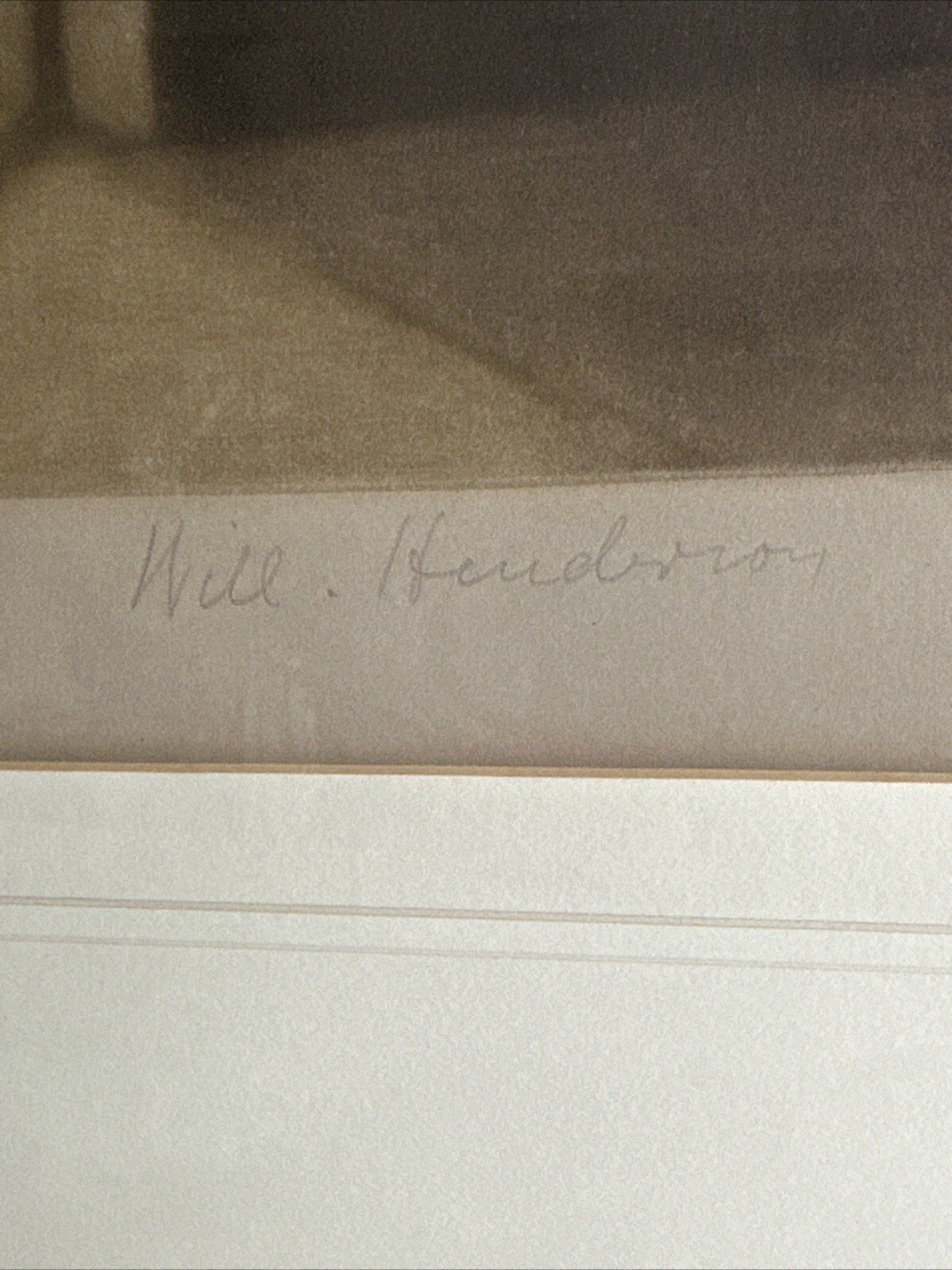 Henry Callender Print Signed by Will Henderson Mezzotint in Color 1916 Framed