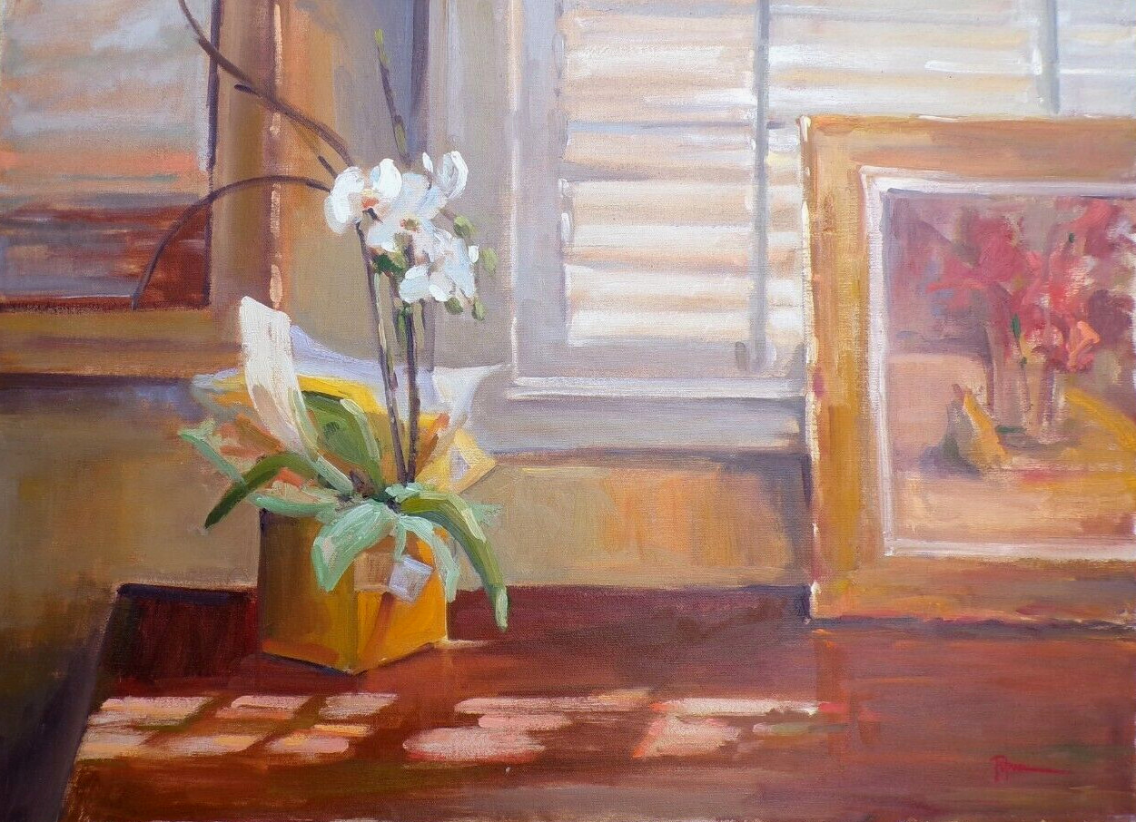 Fine Art Original Floral Still Life Oil Painting by Tennessee Artist Lori Putnam