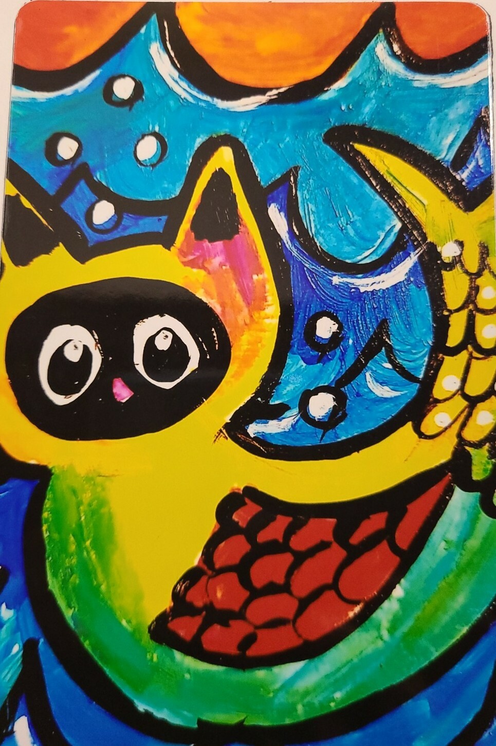 «NEW» NOT ACEO «PURRMAID CAT #5 » 3.5X5.5 ART MAGNET 2000-now