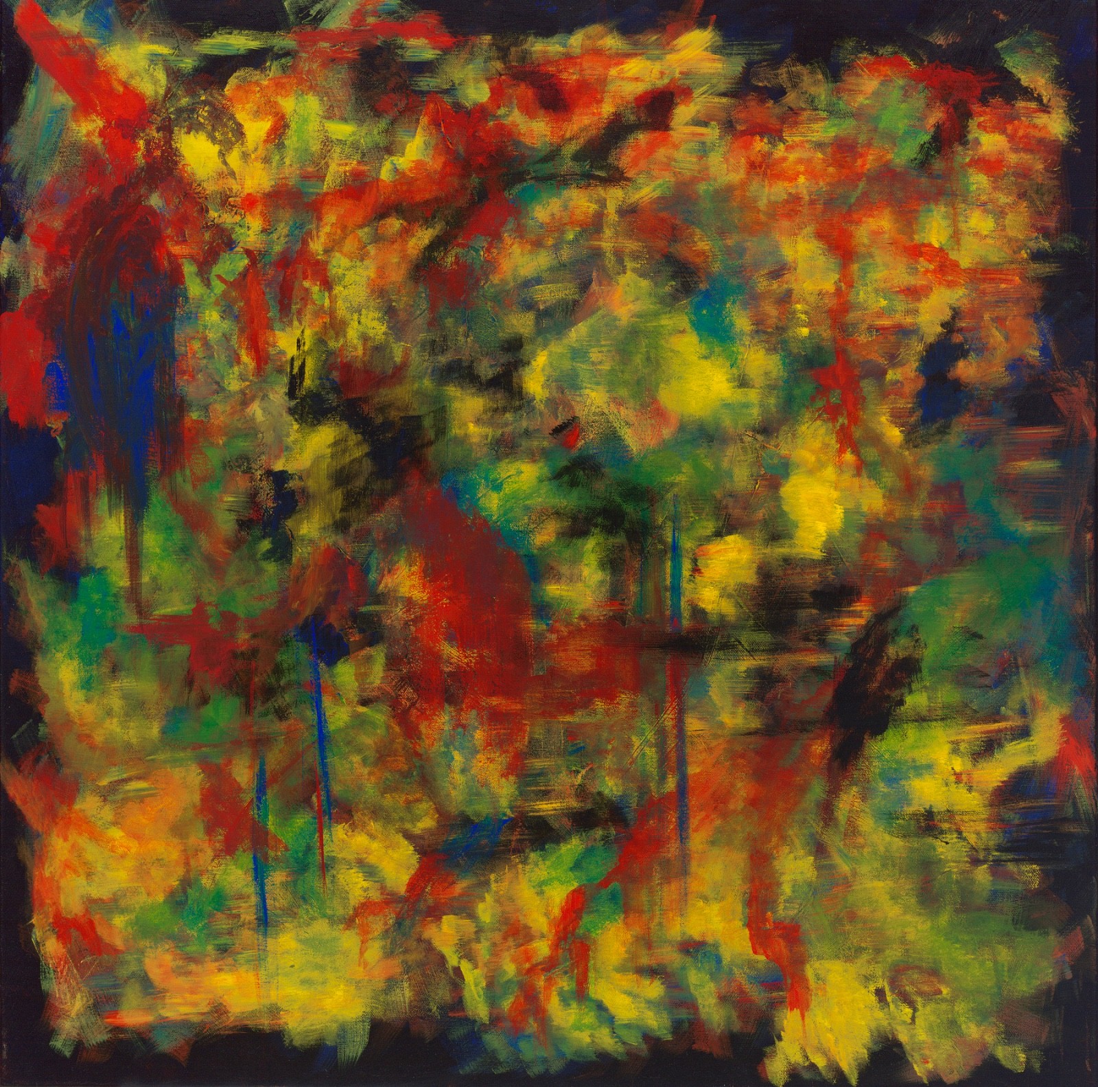 TITLE: LIBERTY /ACRYLIC PAINTING ON CANVAS/ 30” x 30”x 1.5″ /F. GEOFFREY JOHNSON