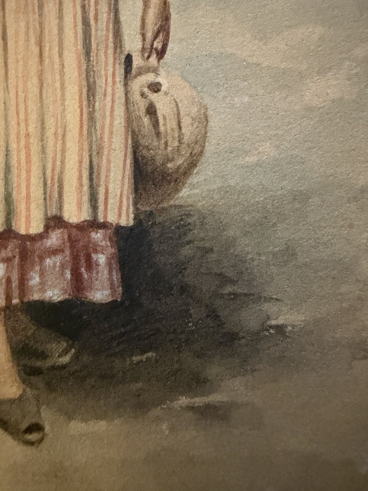 ORIG 17th/18th CENTURY Italian ANIELLO ASCIONE Watercolor Painting Signed