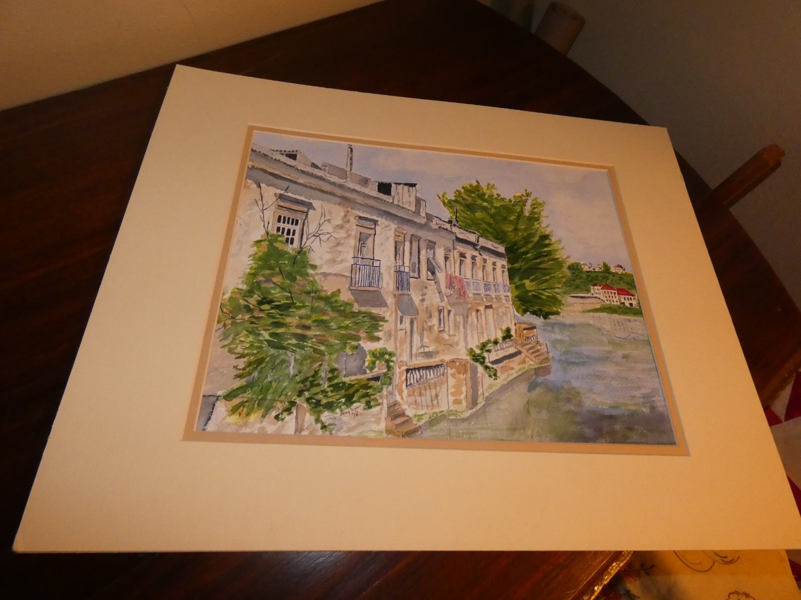 Tavira Portugal Original Watercolor Signed Doug Sorrell