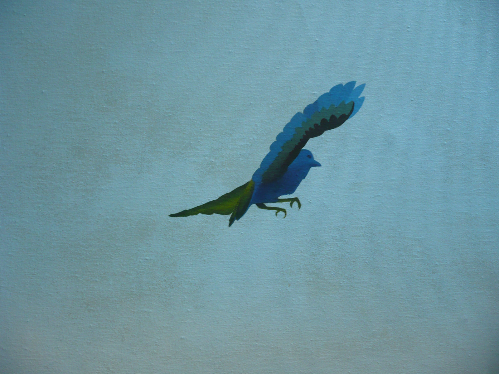 DAVID NELSON, EL CAJON CALIFORNIA CA MODERN MODERNISM BIRD IN FLIGHT NATURE OIL