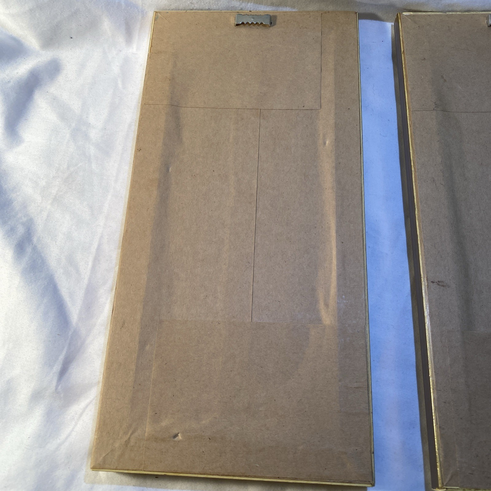 Signed Olson’s Wine Pair Paintings In Gold Tone Frame 11.5” X 5.5”