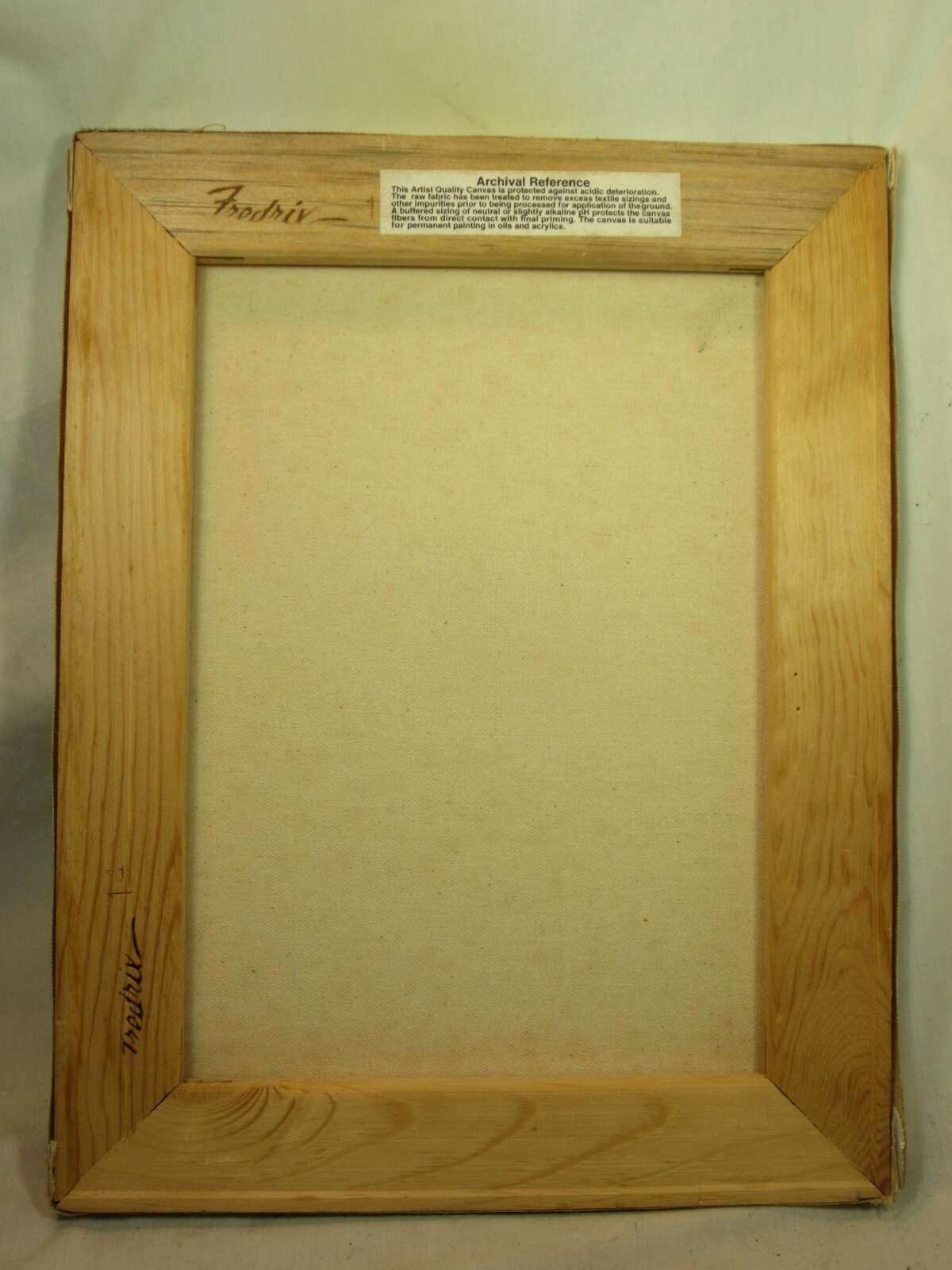 Robert Eberle hand painted self portrait famous Indiana USA artist unsigned oil
