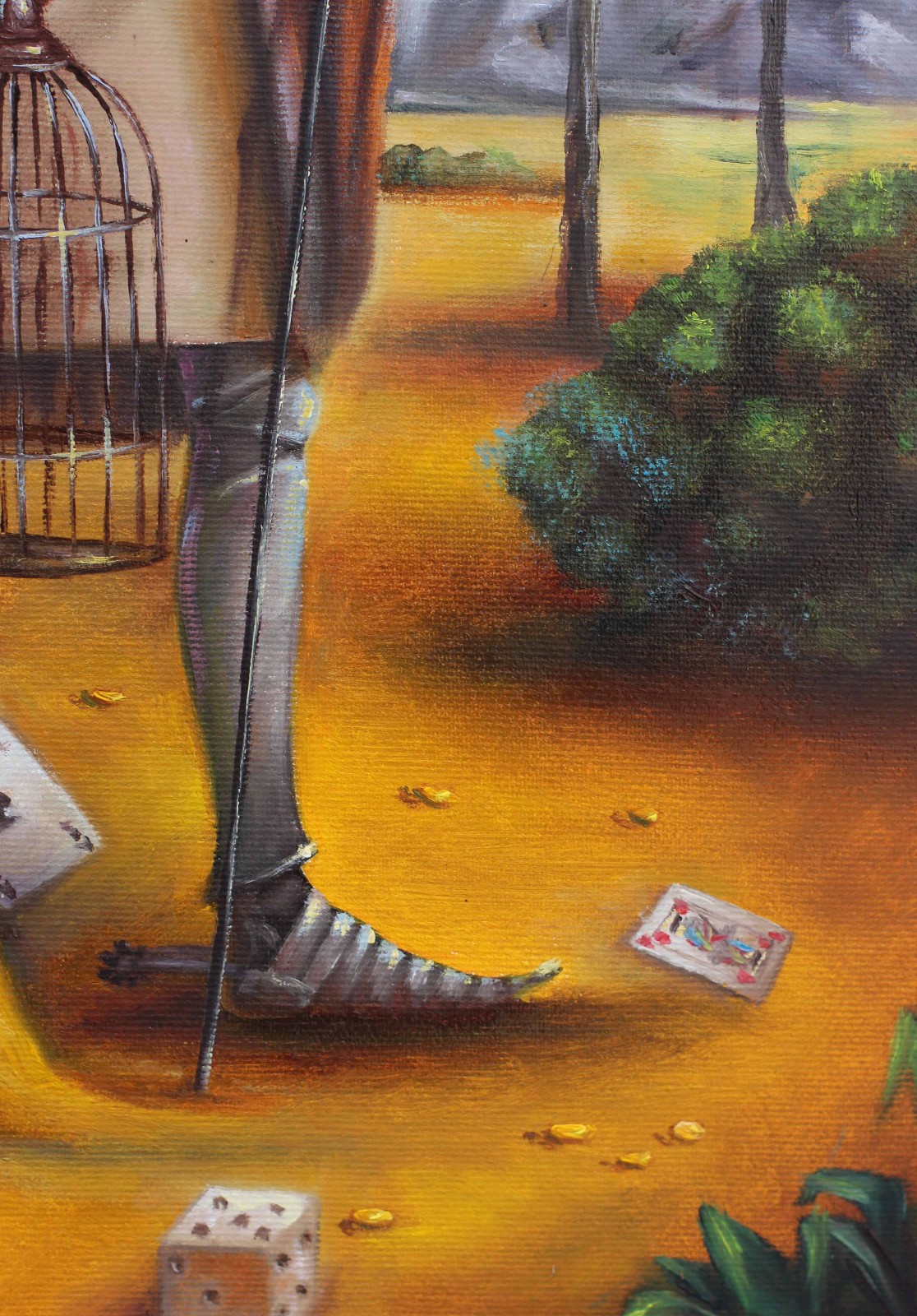 ORIGINAL OIL PAINTING WOMAN MAN II ART BY UKRAINE ARTIST