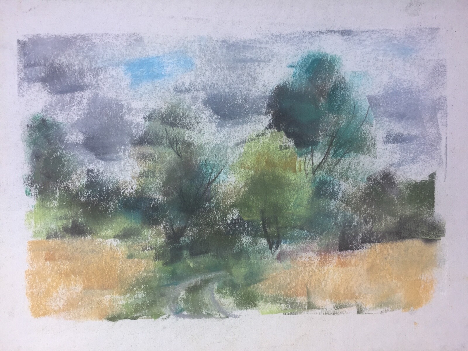 Franz Ehmke *1928-2018 DDR Painter °Tree Crowns Botany Landscapes Brandenburg