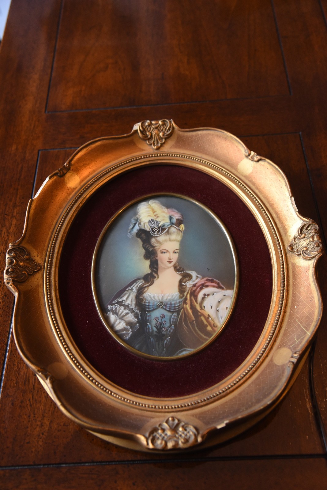 marie antoinette antique portrait