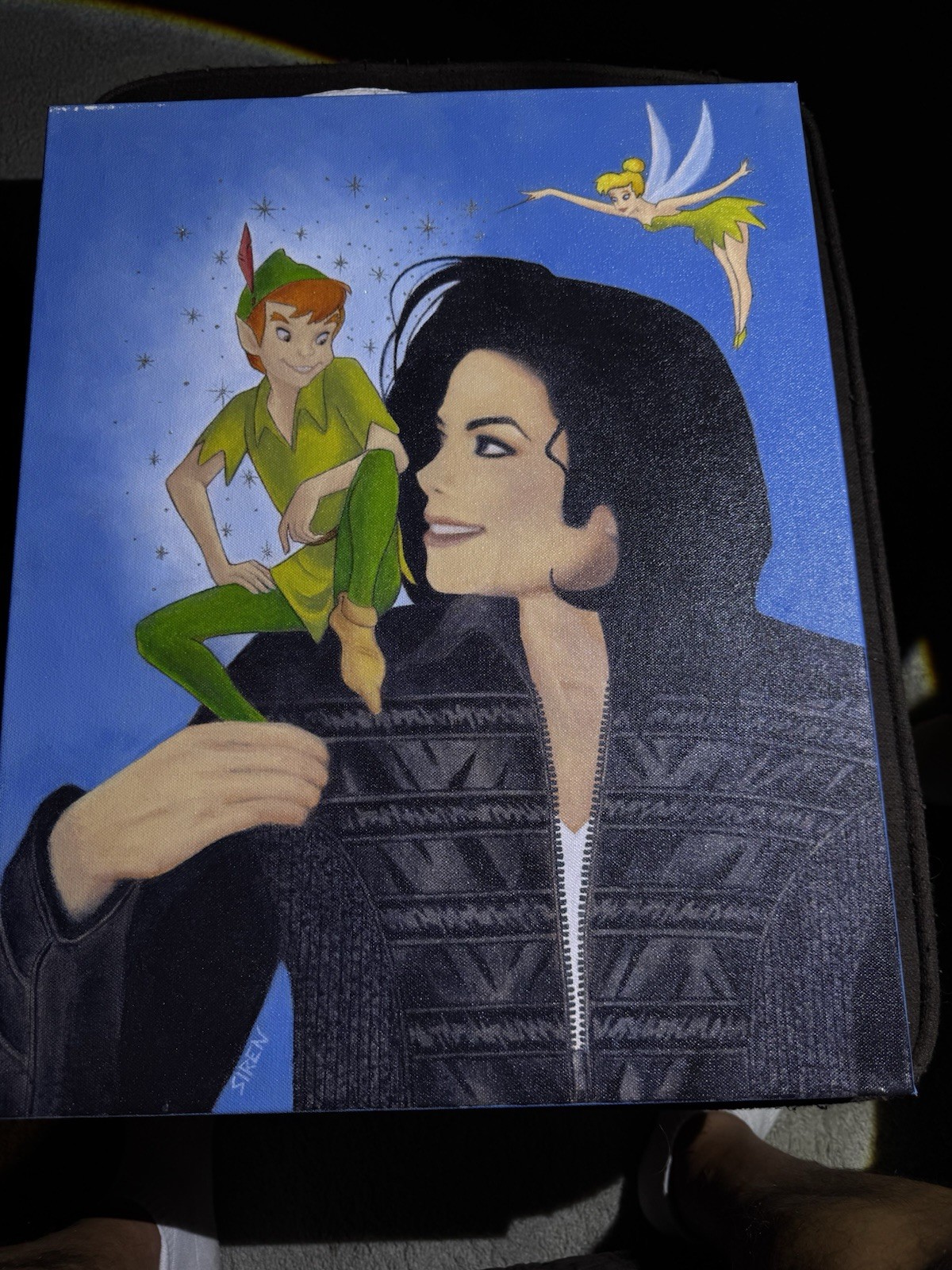 Faith , Trust & Pixie Dust By Artist Siren W/ COA 16w X 20 H