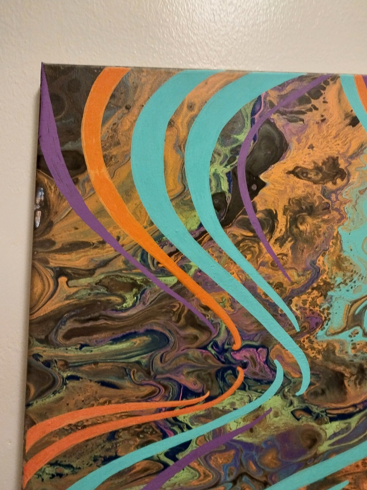 Original Graffiti Designs Painted In Acrylic On Canvas – 16 X 20 Inches