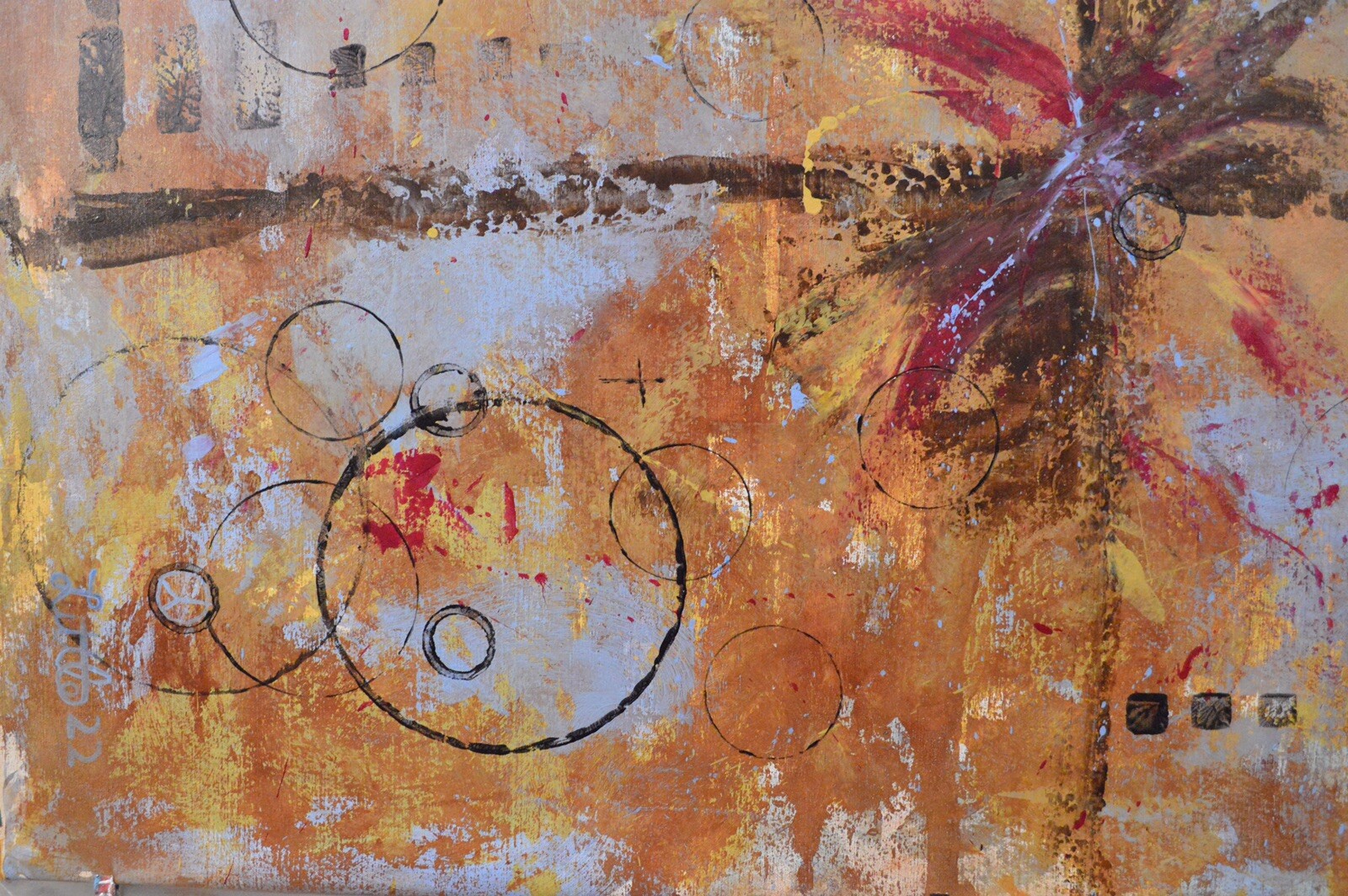 Mark Little original,painting,60”x48”Acrylic,Abstract,36,extra Large,Giant,XL