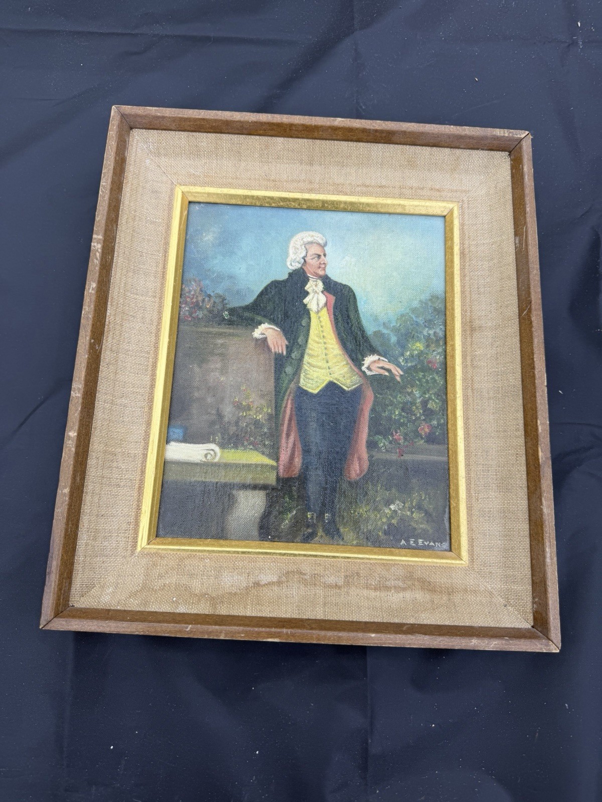 Portrait Of Mozart Canvas Painting