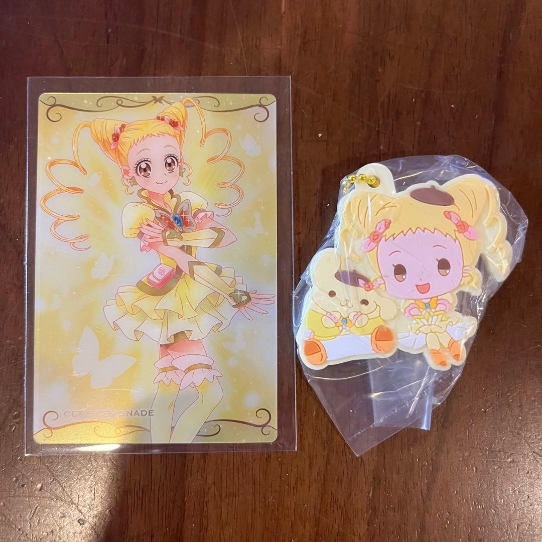Precure Yes! Precure 5GoGo Cure Lemonade Card & Photo Set Unused