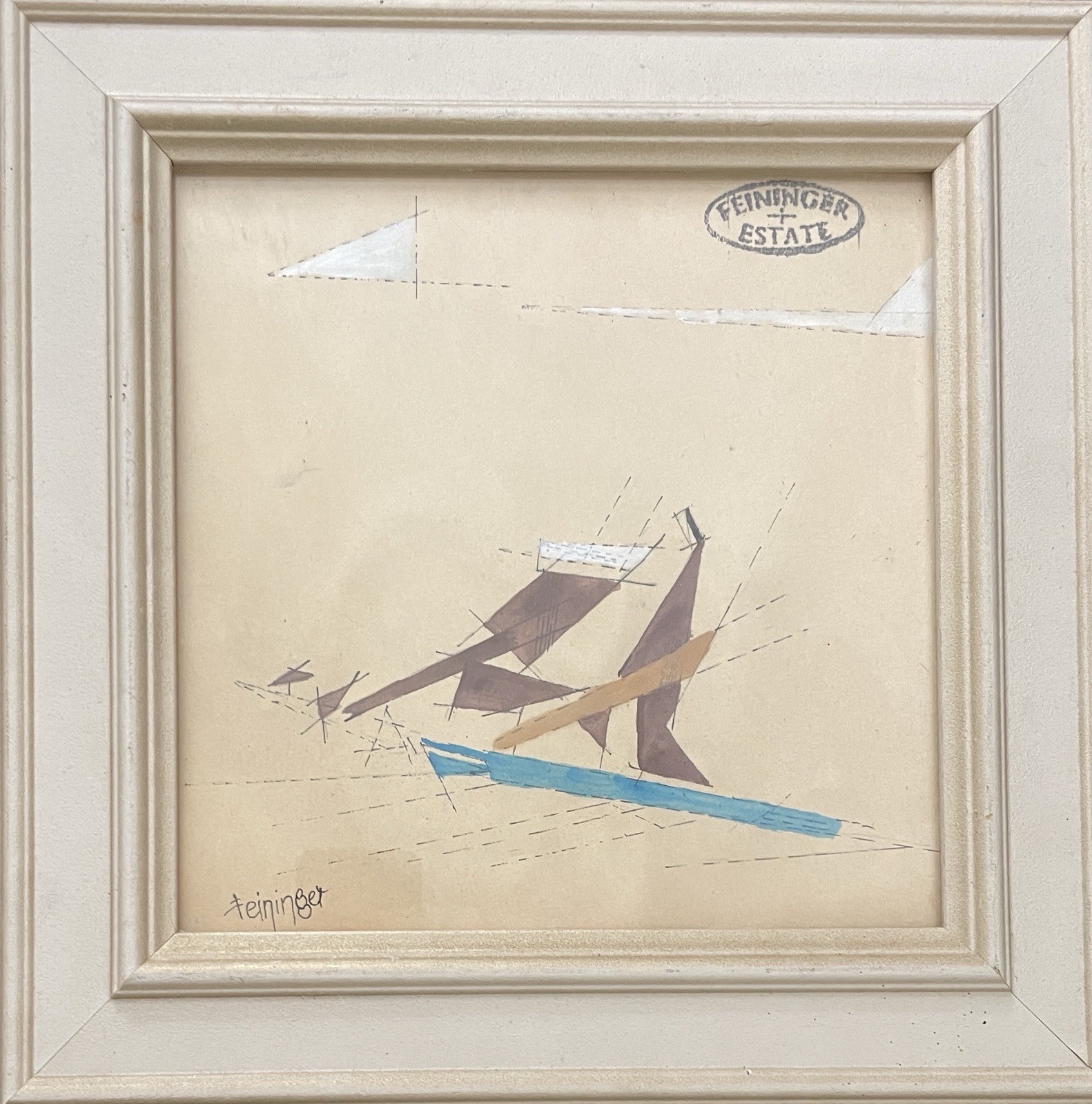 Lyonel Feininger Watercolor On Paper