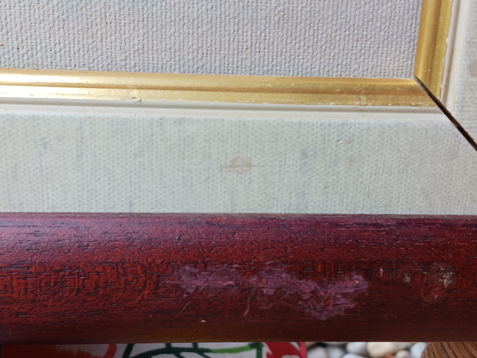 Vintage Painting Bird Egret Oriental Asian in Marsh Signed