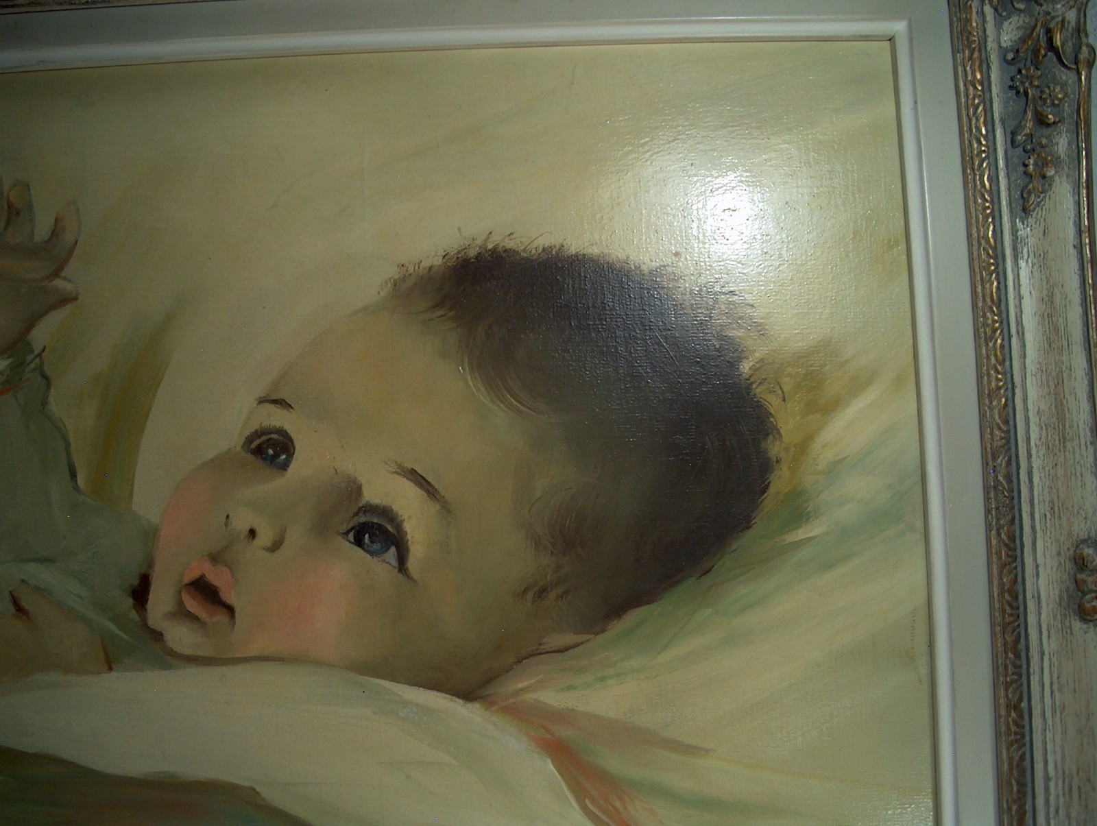 J STANCIN OIL PAINTING ON CANVAS – SINGLE PIECE WORK !! – RARE