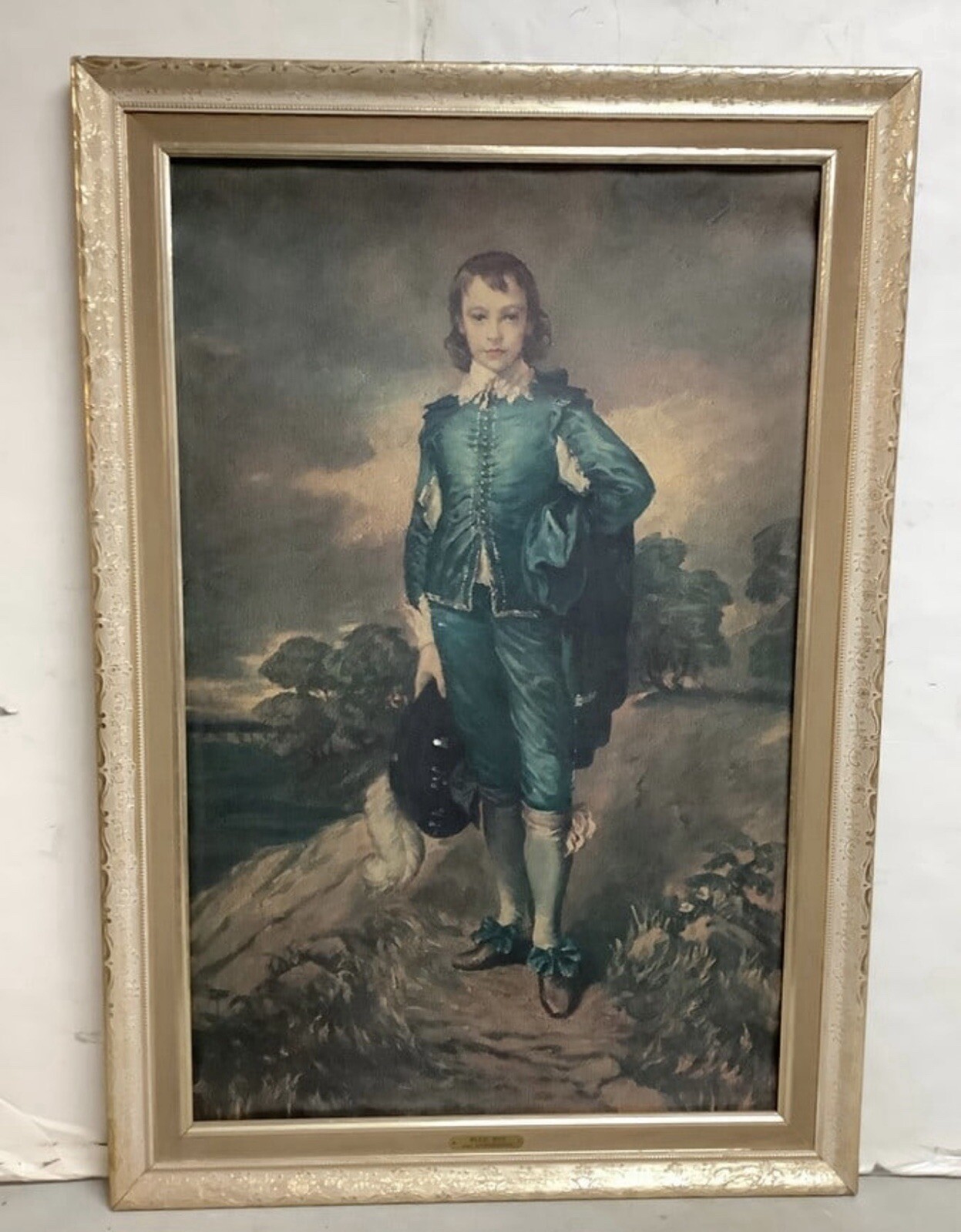 Framed Portrait Painting “blue Boy”