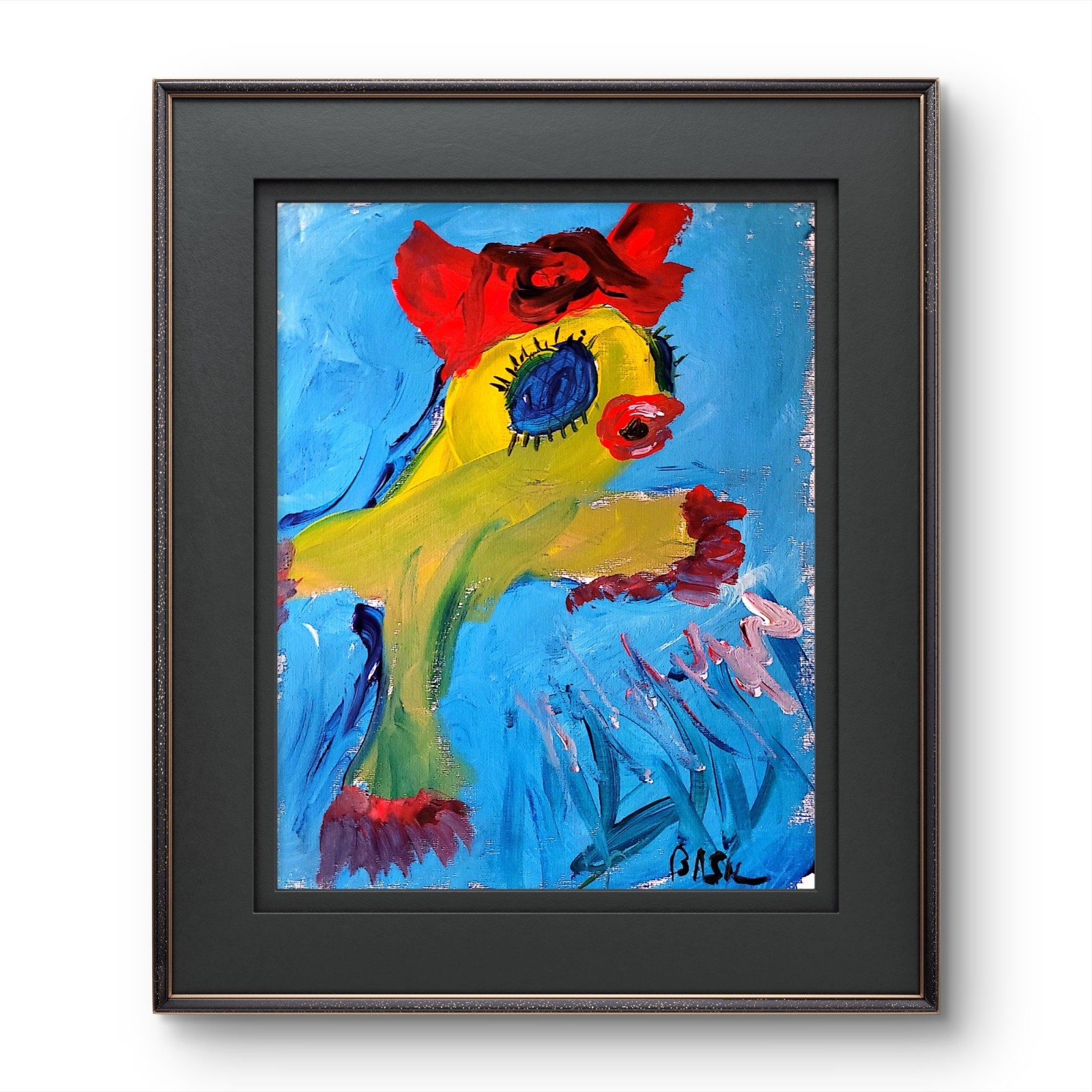 Goldfish Contemporary Expressionist Original Painting