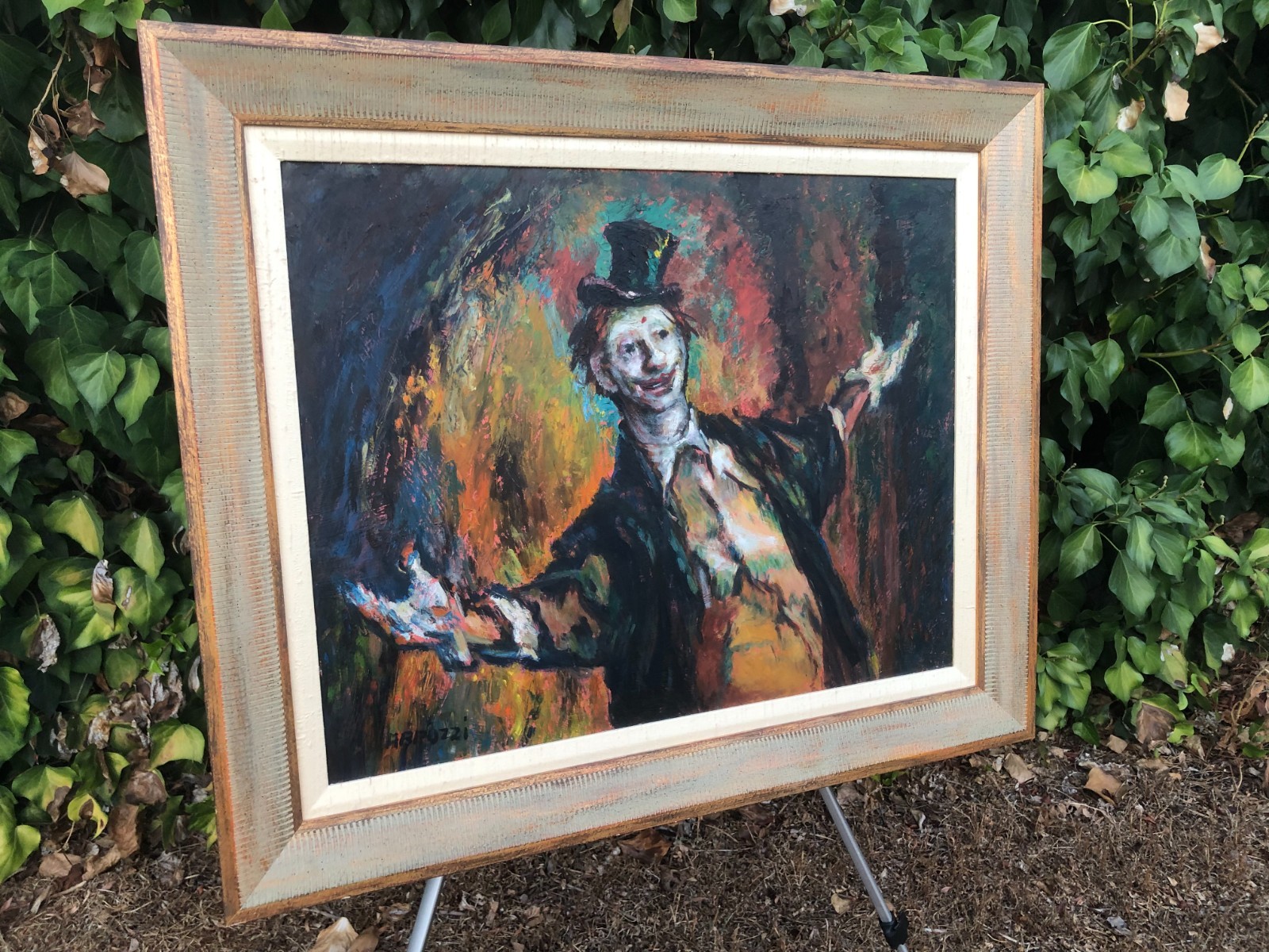 HAROLD STEPHENSON ABRUZZI Original 1950s MODERN ABSTRACT SURREALIST MAGIC CLOWN