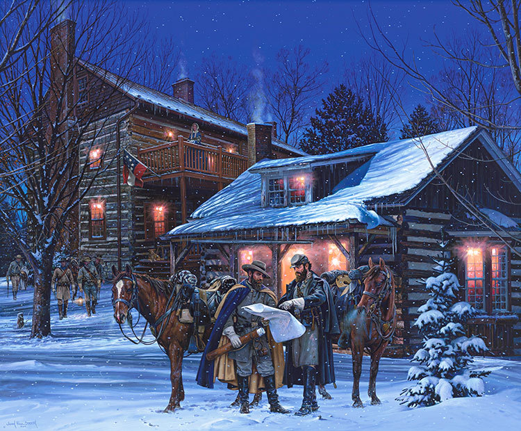 Headquarters at Narrow Passage By John Paul Strain Artist Proof Paper Giclée