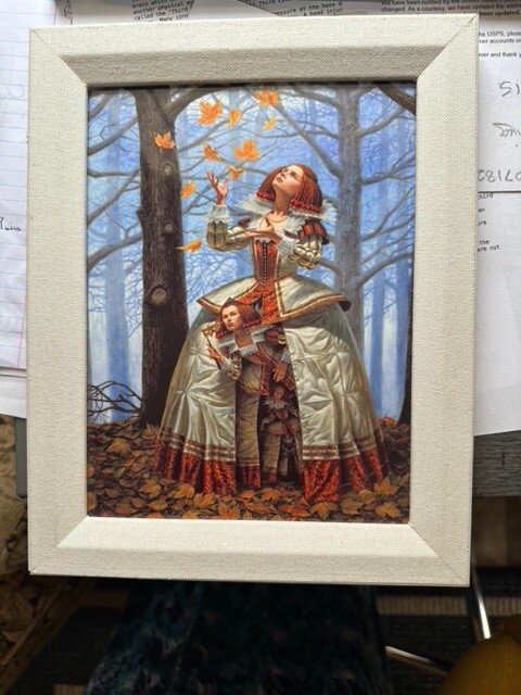 Michael Cheval Enigma 2016 Hand Signed Dye Sublimation on Aluminum