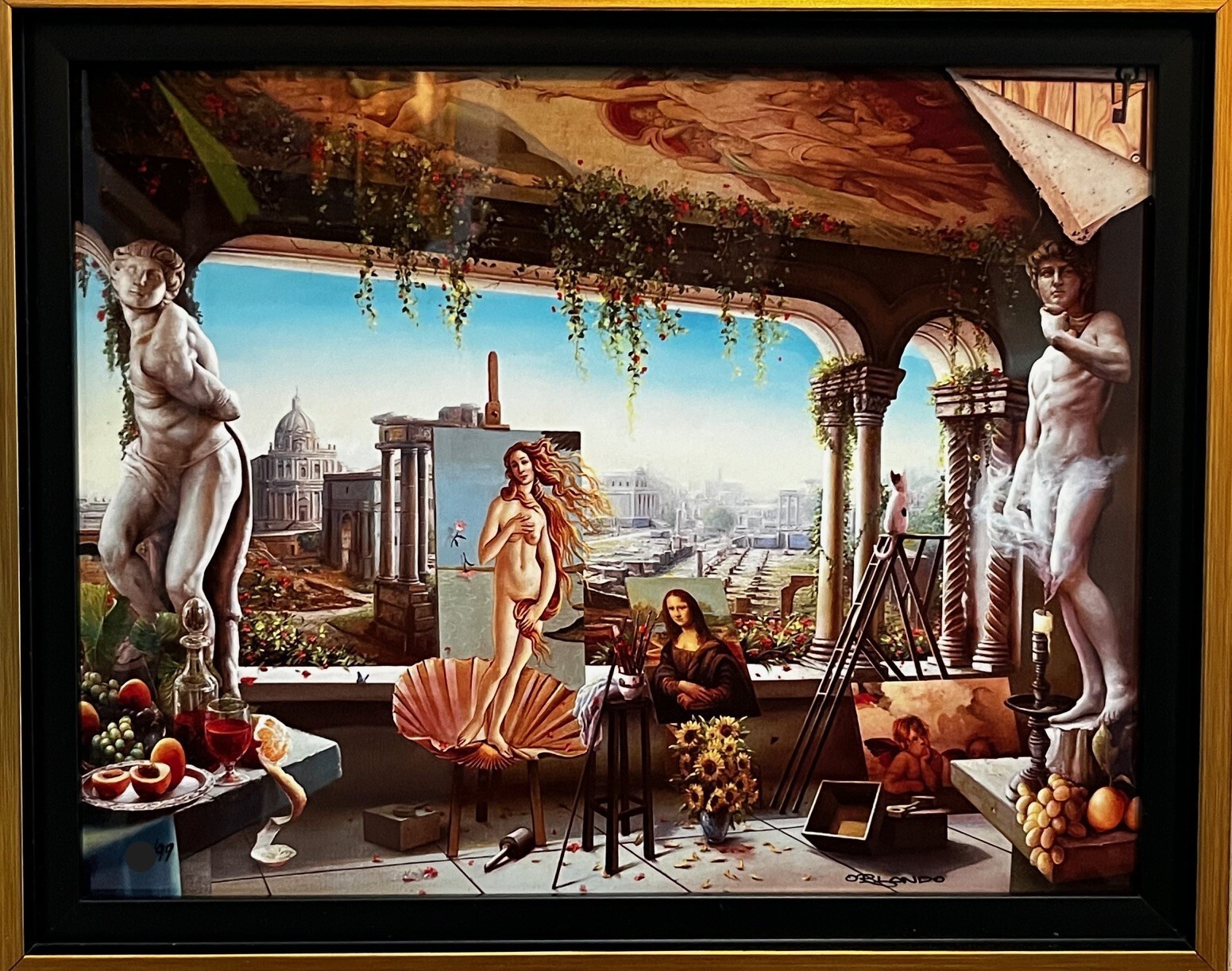 Orlando Quevedo «Masters Encounter» Dye Sublimation, hand-signed & numbered, COA