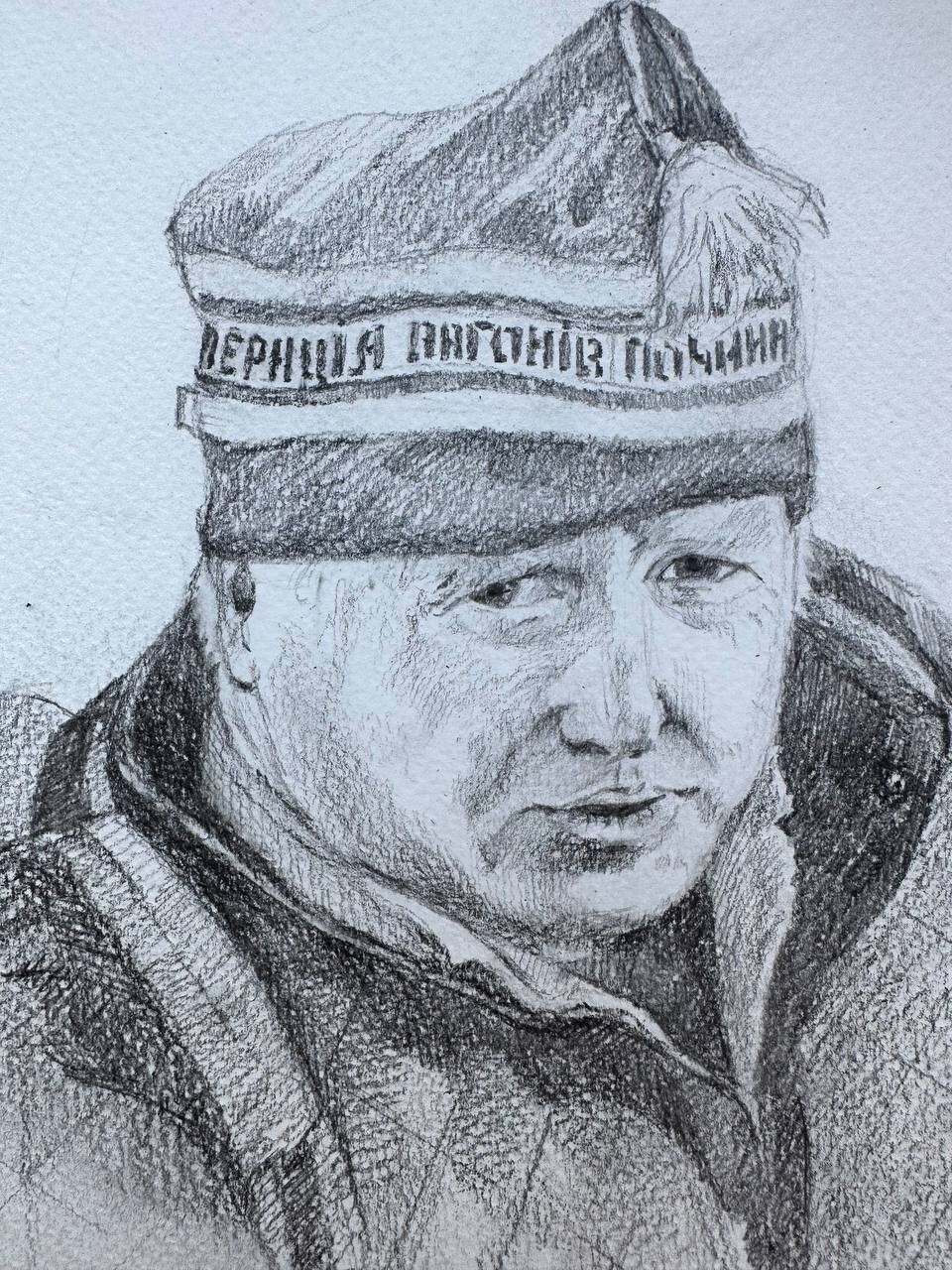 Painting by Ukrainian artist Kostiuk-Shostka «Portrait of Boris Johnson»