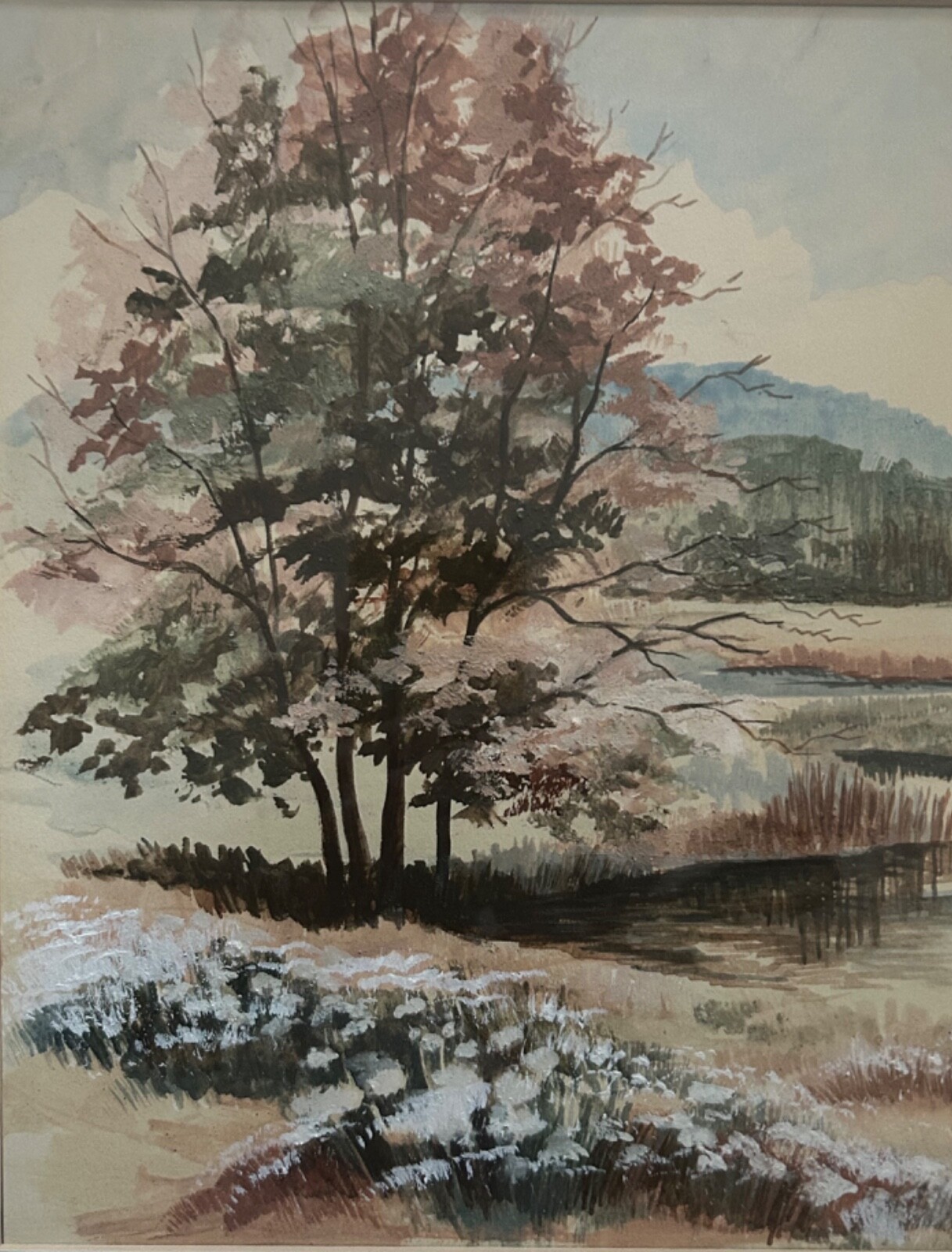 Mt. Yonah Georgia’s Springtime From Earth-Based Pigment’s By Artist Teresa Dean