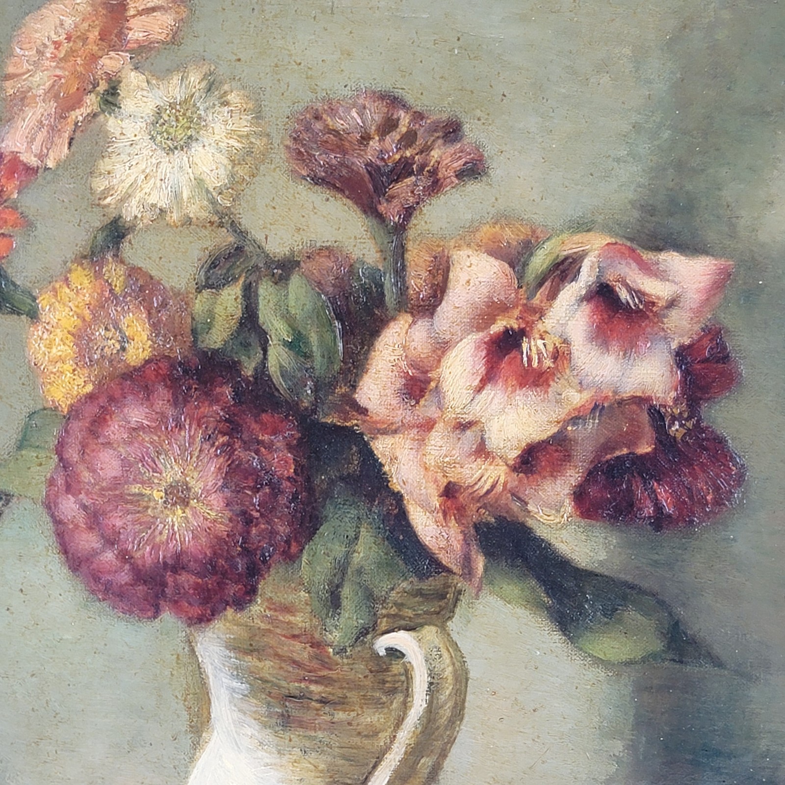Simka Simkhovich American/Russian ( 1885-1945 )Oil Canvas Painting Still Life
