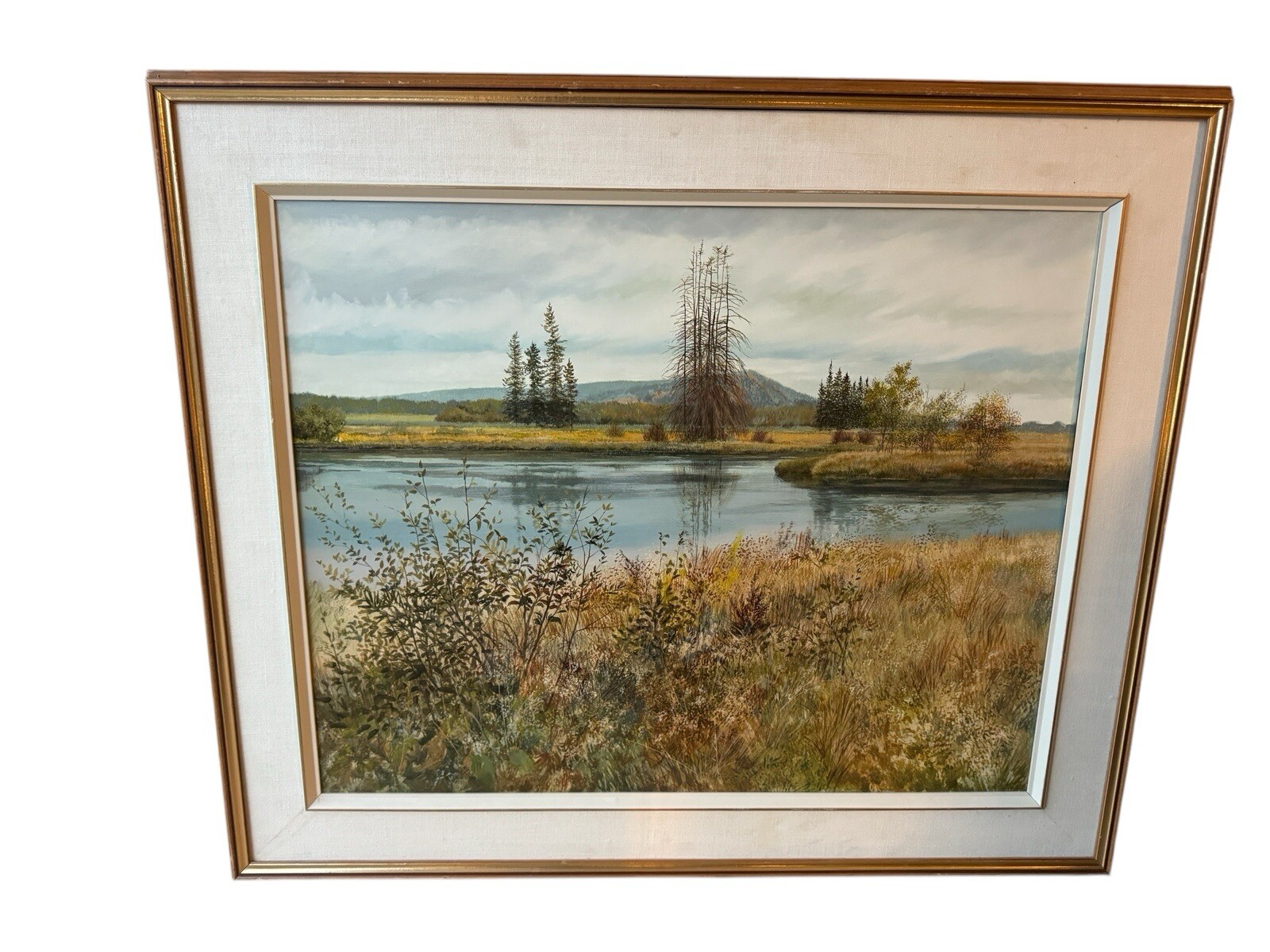 E. Colin Williams ARCA (1935-2022) Painting ‘Fall Reflections’ Nr. Duncan B.C.