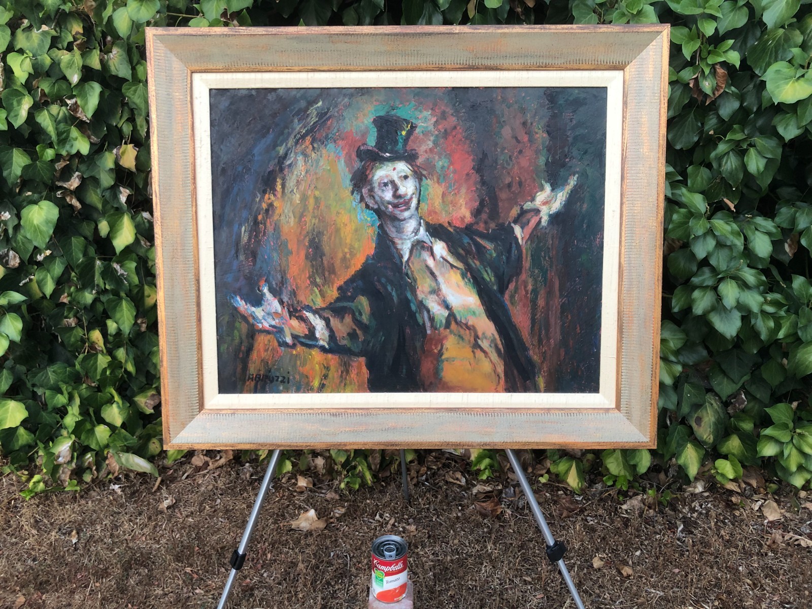 HAROLD STEPHENSON ABRUZZI Original 1950s MODERN ABSTRACT SURREALIST MAGIC CLOWN