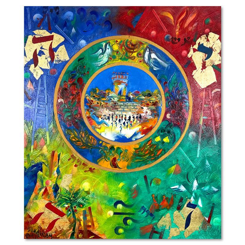 Ben Avram, Canvas Original Painting on Gallery Wrapped Canvas, Hand Signed