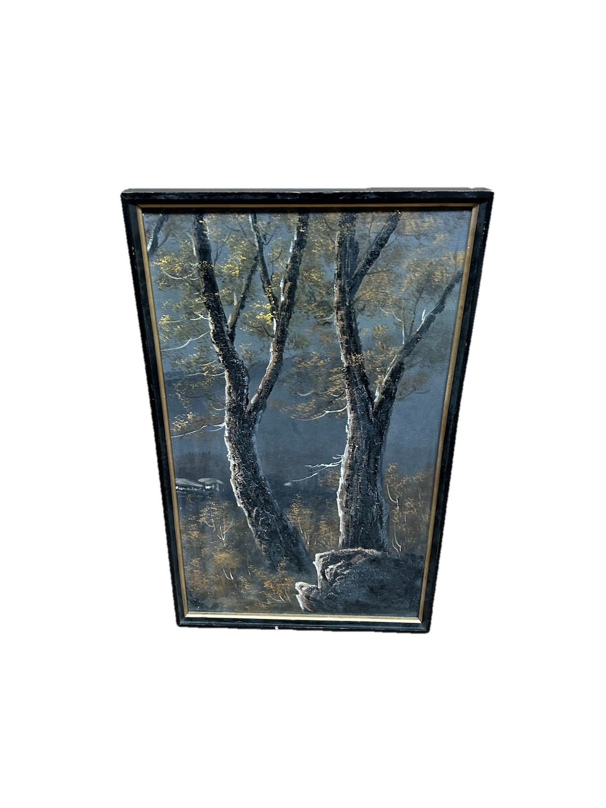 15″ X 25″ ART WORK LANDSCAPE TREES