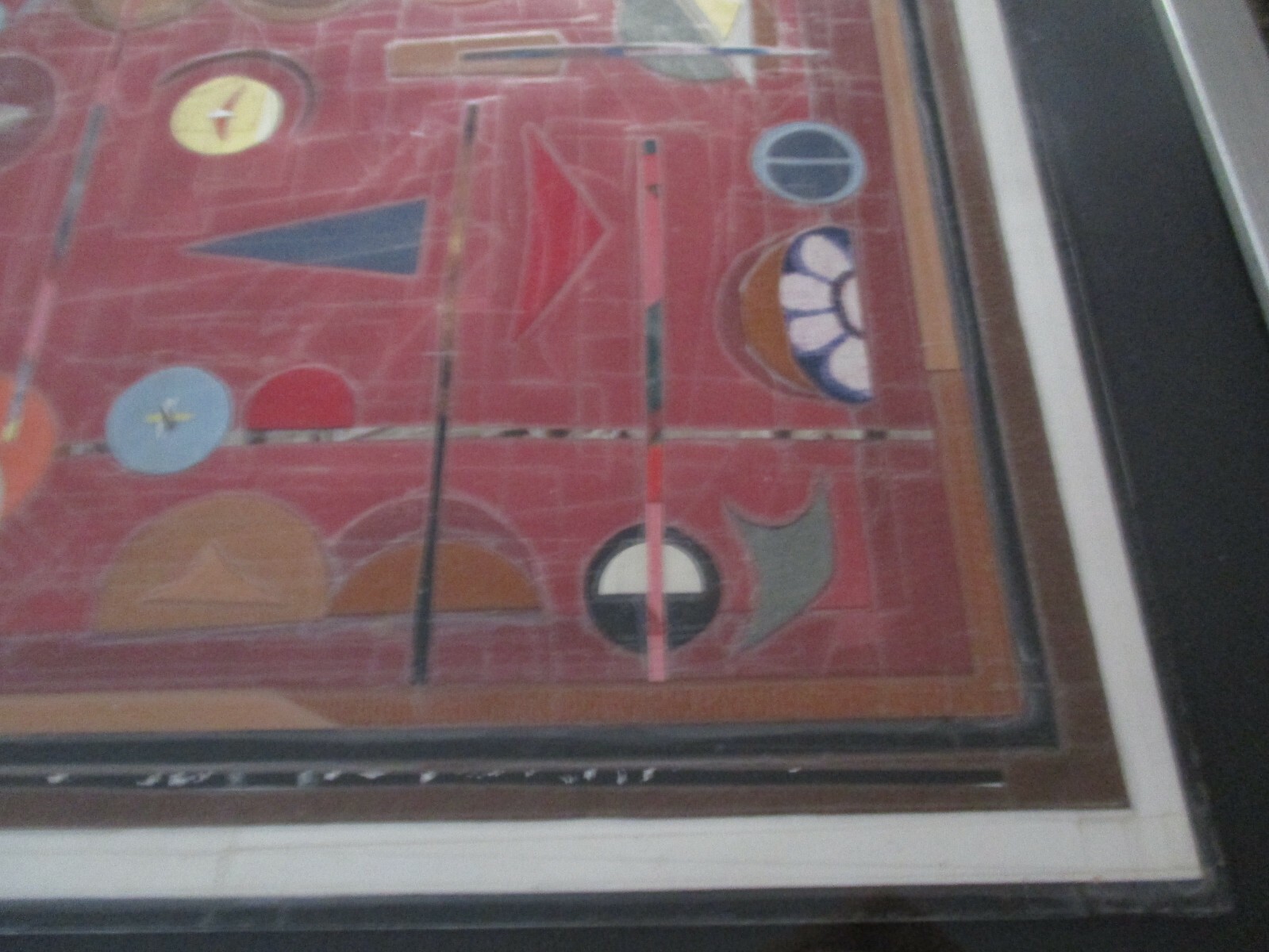 ROBERT CROSSON PAINTING COLLAGE ABSTRACT CUBIST CUBISM CONSTRUCTIVISM MODERNIST