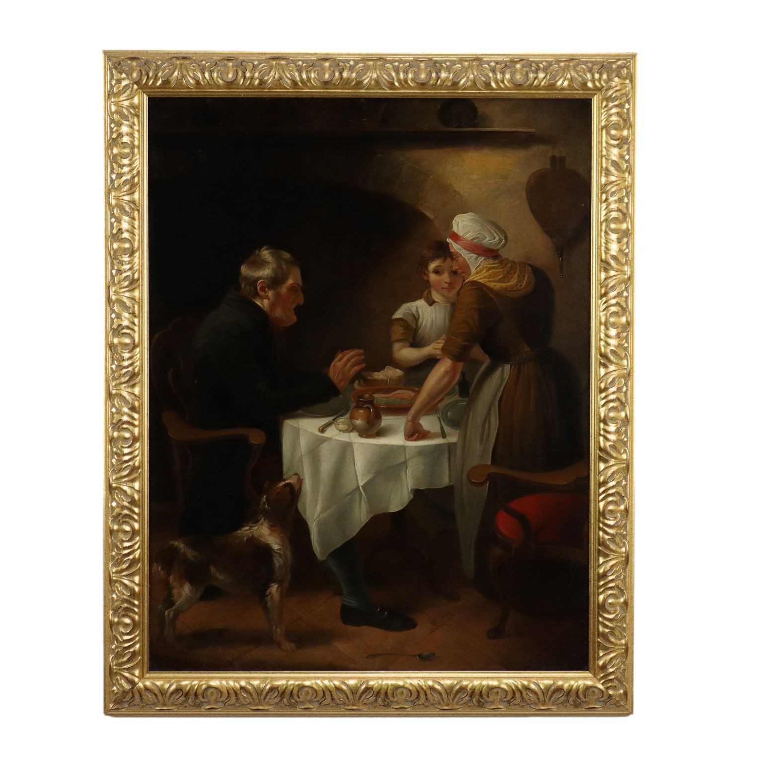 Antique Painting Signed Charles Christophe Coventry 1802 Original