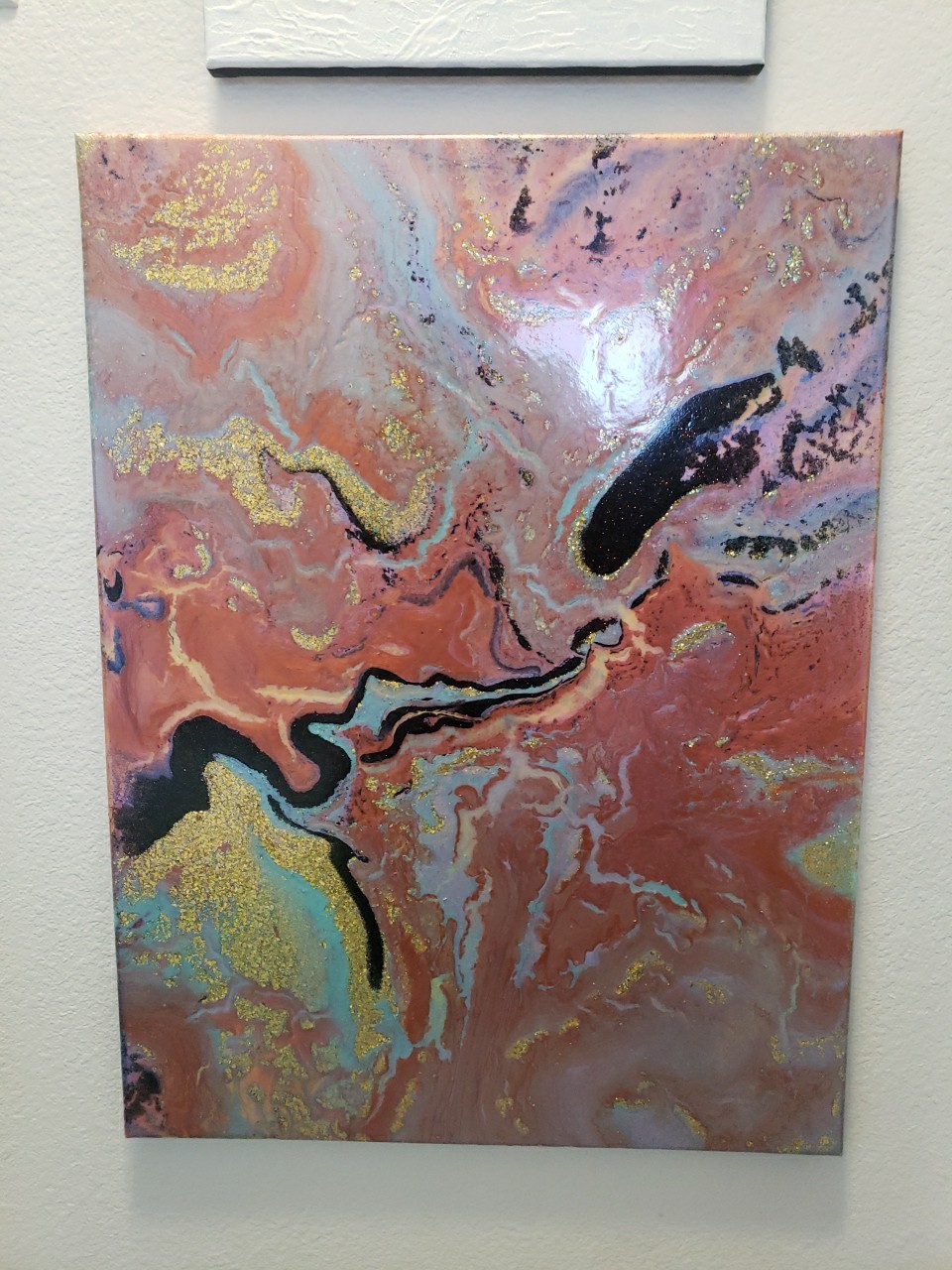 Paint Pour Gloss Finish