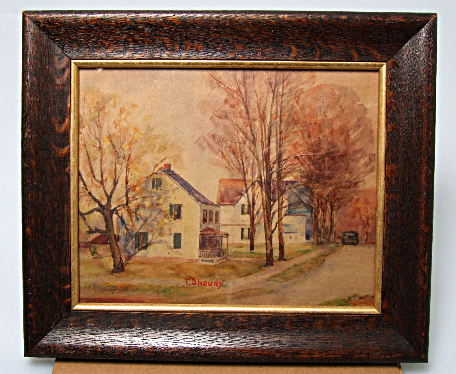 Signed Original Theodore Shoudy (1881-1962) Oil on Board, Beautiful Condition!