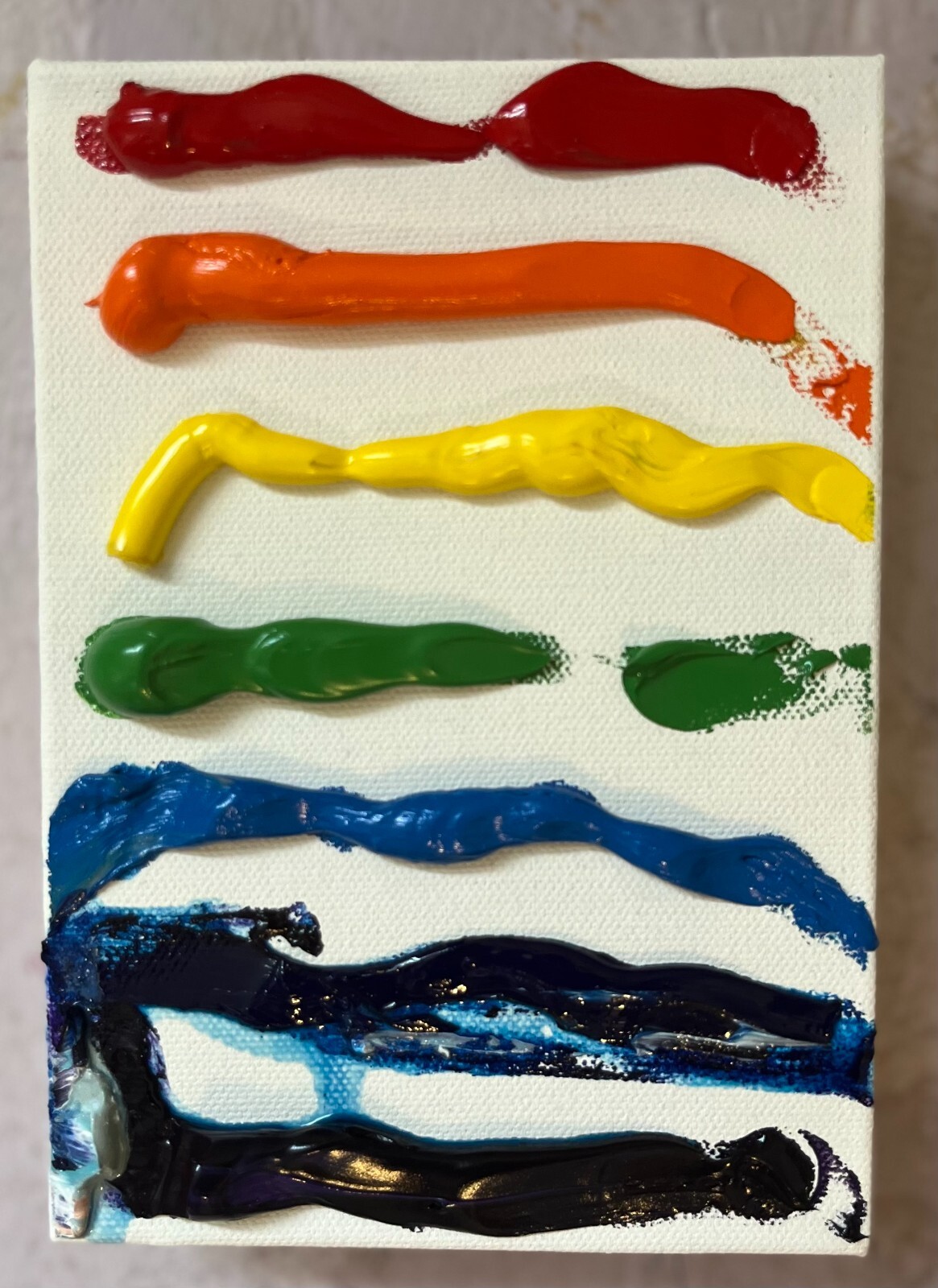 Rainbow, Oil Painting, Gallery, Abstract Arts