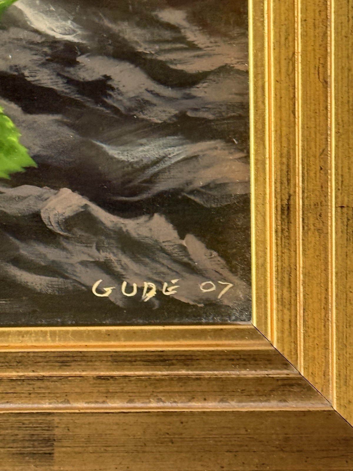 ANTHONY BENTON GUDE VINTAGE MODERN REALISM LANDSCAPE OIL PAINTING SURREALISM ART