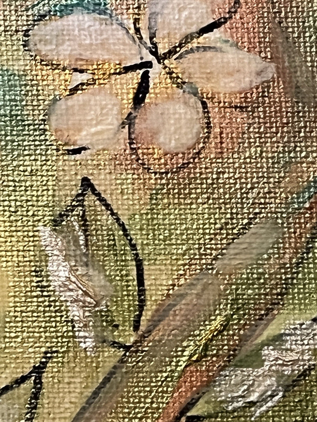 Modern Flower Theme art paintings original hand painted And Signed By Artist