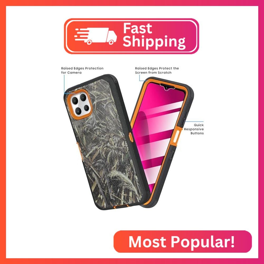Jackpot Wireless Designed for T-Mobile Revvl 7 5G Case with Belt Clip Holster, B