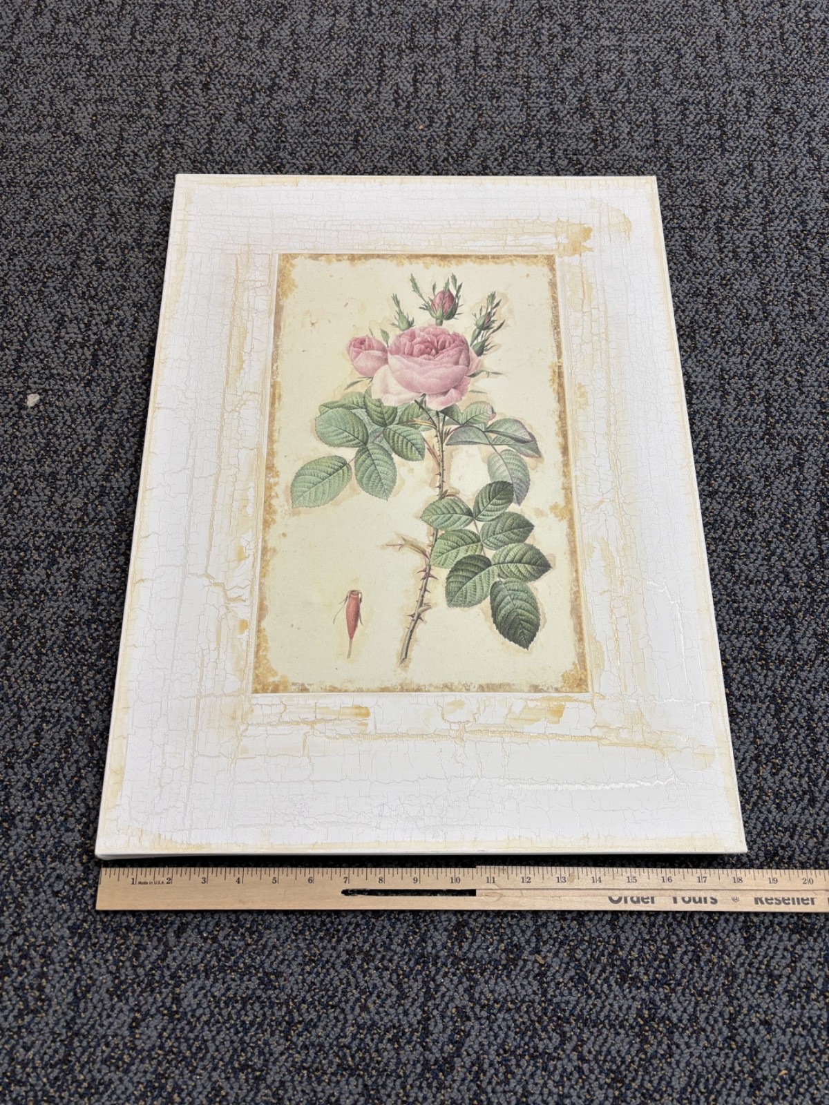 18 in x 25 in Rose Artwork 2