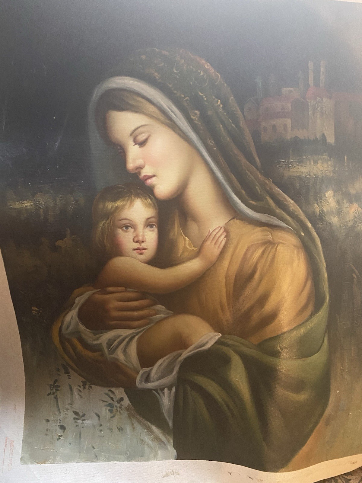 oil painting In Canvas