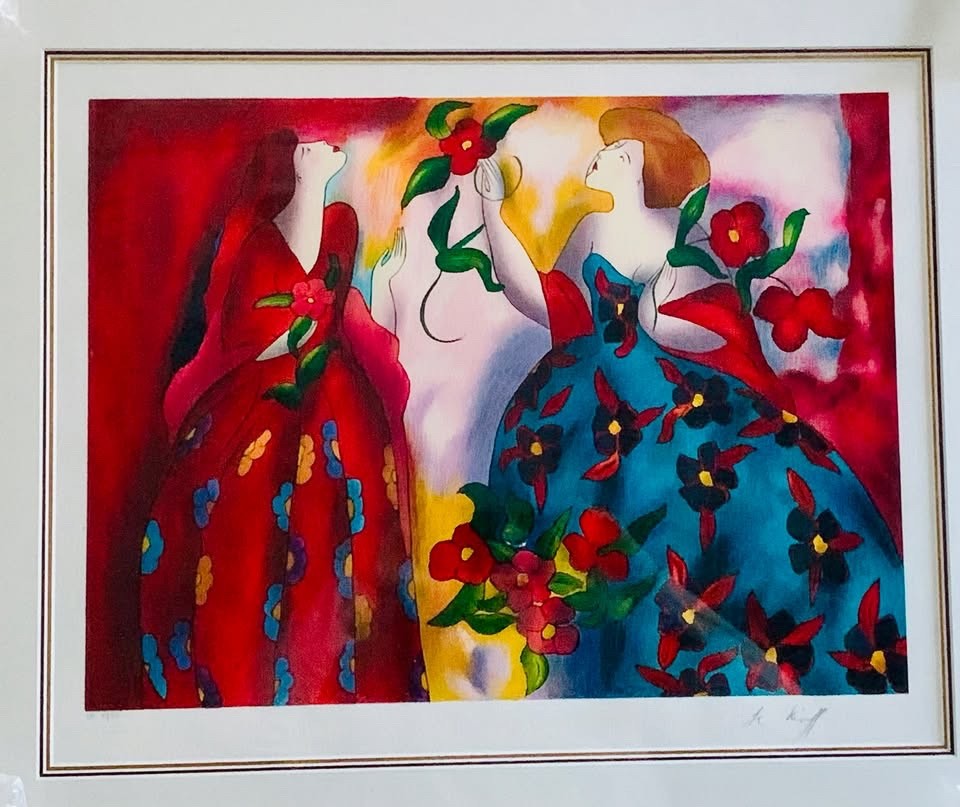Linda Le Kinff «Parc Monceau» Ltd Ed. Artist’s Proof #17/50 Painting; 30W x 26H