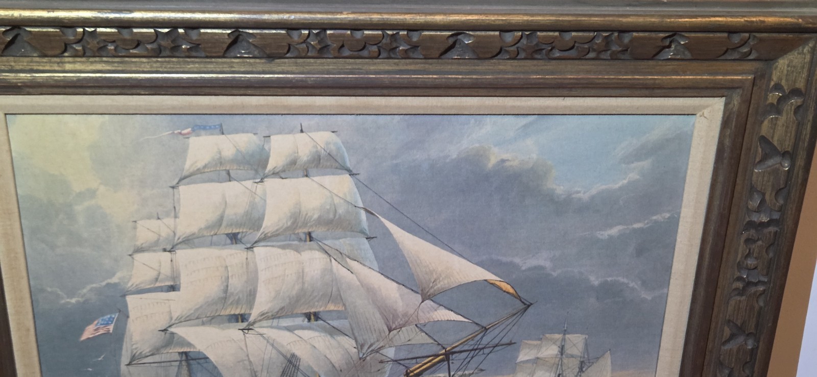 William Frederick Mitchell Naval / Merchant ship LITHO on CANVASS Ship Ocean
