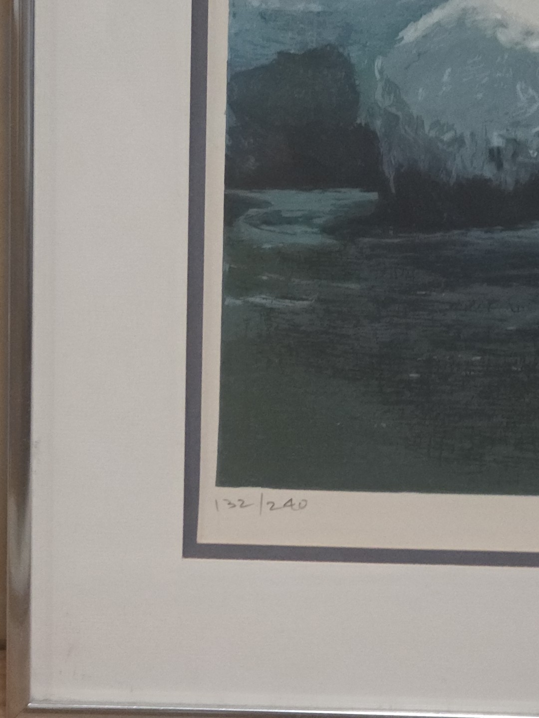 Peter Ellenshaw “Crystal Stream”Limited Edition”Signed Serigraph Print 36”x26.5”