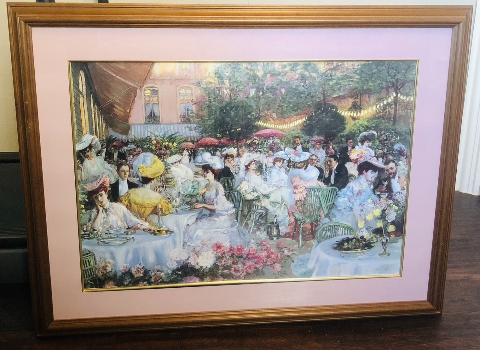 Le Dinner A L’Hotel Ritz Paris 1904 Pierre-Georges Jeanniot Framed Print