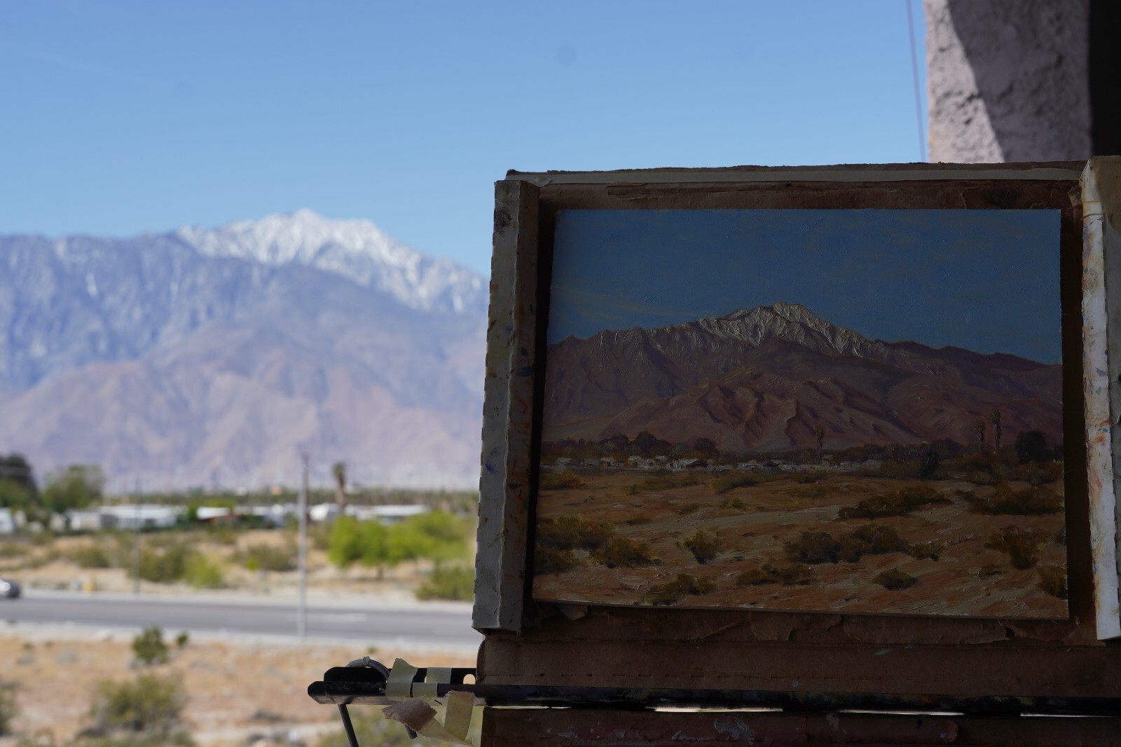 Mount San Jacinto Original Landscape Oil Plein Air Painting 8×10